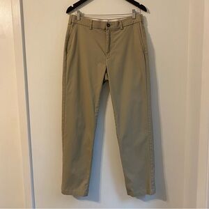 George Flat Front Khaki Dress Pants 32x30 Straight Leg Tan